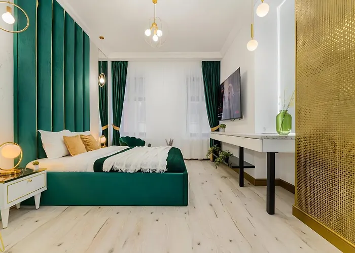 Golden Greens - Luxury Design & Self Check-in Lägenhet