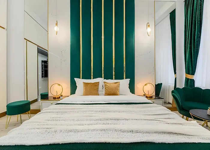 公寓 Golden Greens - Luxury Design & Self Check-in *